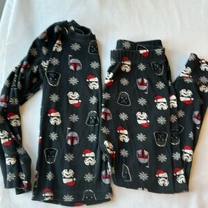 Gap Star Wars youth Christmas Pajamas. Darth Vader Storm Toppers Boba Fett